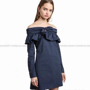 Pixie Market Off Shoulder Dress
